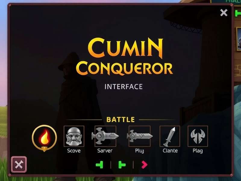 Real-Time Strategy Gameplay Cumin Conqueror Battle Interface